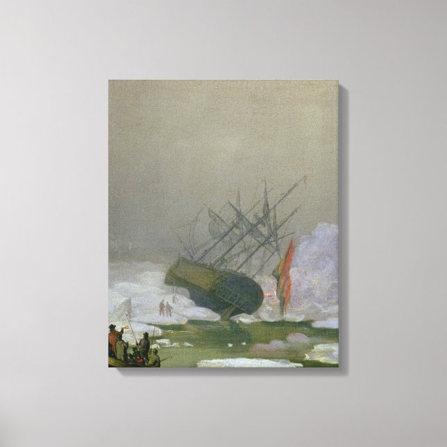 Frakten i Polarna, 12:e december 1798 Canvastryck (Framsida)
