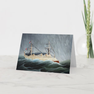 Frakten i Tempest Henri Rousseau Kort