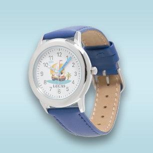Frakten Kids Cute Personlig Pirat Armbandsur