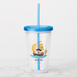 Frakten Kids Cute Personlig Pirat Take Away Mugg