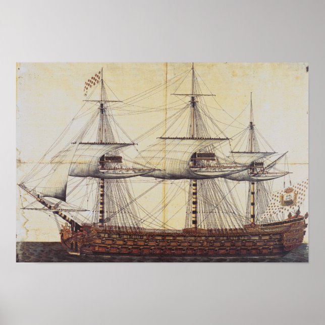 Frakten "La Ville de Paris" Poster (Framsidan)