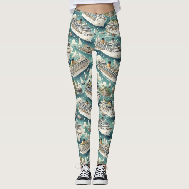 Frakten Nautical Cruise Leggings (Framsida)