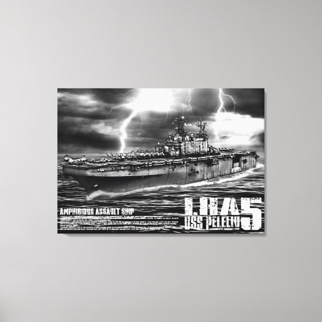 Frakten Peleliu Wrappedcanvas Canvastryck (Framsida)