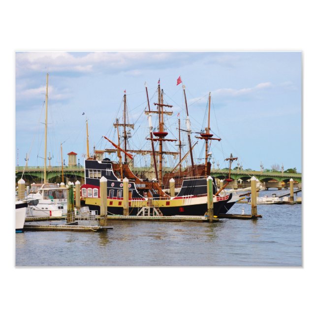 Frakten Photo Print för Saint Augustine Florida Pi Fototryck (Framsidan)