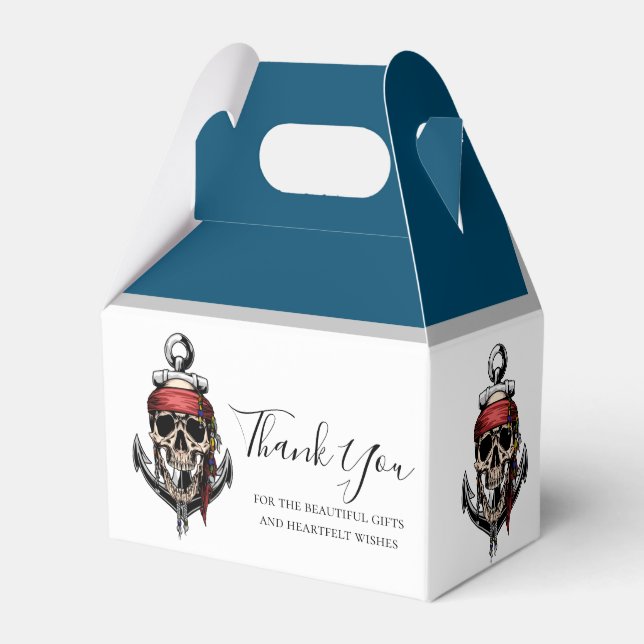 Frakten Pirat Skull Ghost Presentaskar (Framsidan Sidan)