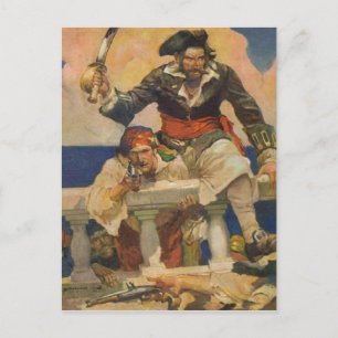 Frakten pirater Boarding Vykort