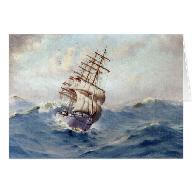 Frakten Portpatrick 1900-talet Hälsningskort (Framsidan Horizontal)