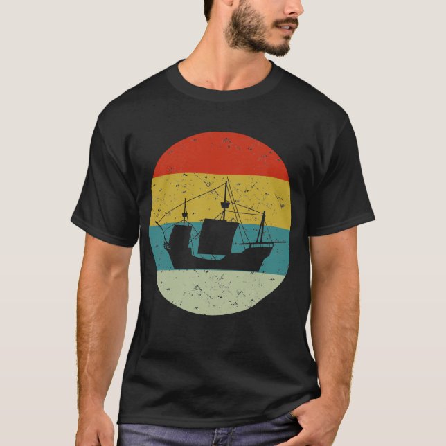 Frakten Retro vintage T Shirt (Framsida)
