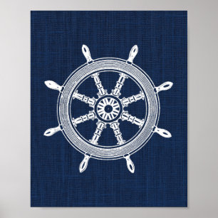 Frakten rullar det nautiska trycket poster