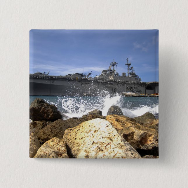 Frakten USS Kearsarge för grova övergrepp Knapp (Framsida)