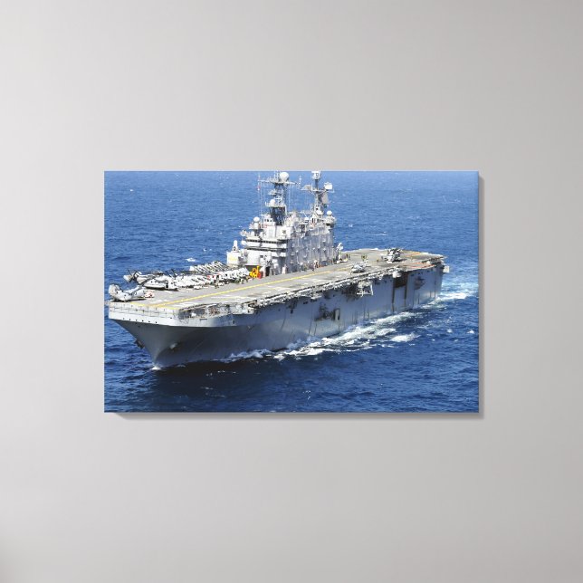 Frakten USS Peleliu Canvastryck (Framsida)