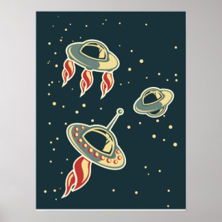 frakten vintage space poster