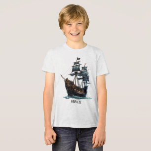 Frakten Watercolor Pirat T Shirt