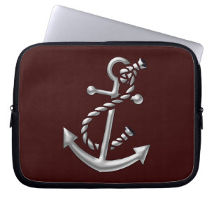 Fraktens anchor Nautical Marine-ThLED Gift Laptop Sleeve