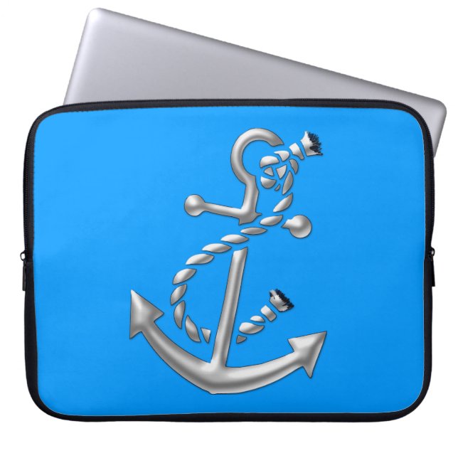 Fraktens anchor Nautical Marine-ThLED Gift Laptop Sleeve (Framsidan)