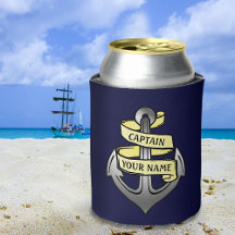 Fraktens båtkapten Anchor Nautical Sea Custom Name