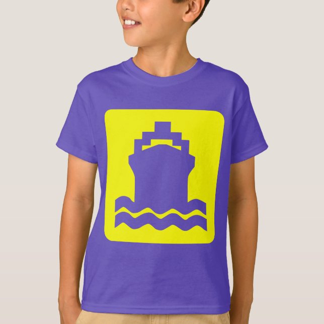 Fraktens form - Gult Tee Shirt (Framsida)