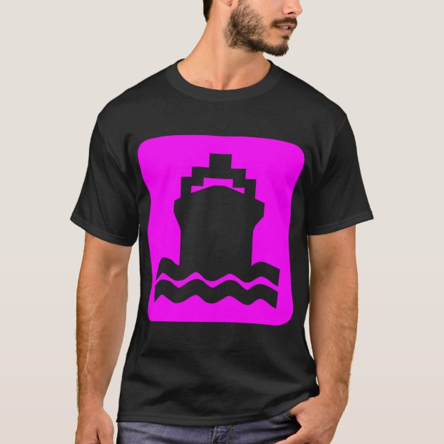 Fraktens form - Magenta T-shirt (Framsida)