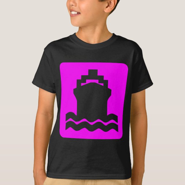 Fraktens form - Magenta T Shirt (Framsida)