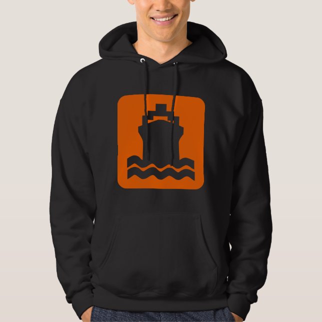 Fraktens form - Orange Sweatshirt (Framsida)