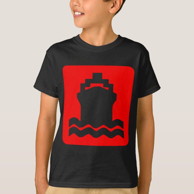 Fraktens form - röd t-shirt (Framsida)