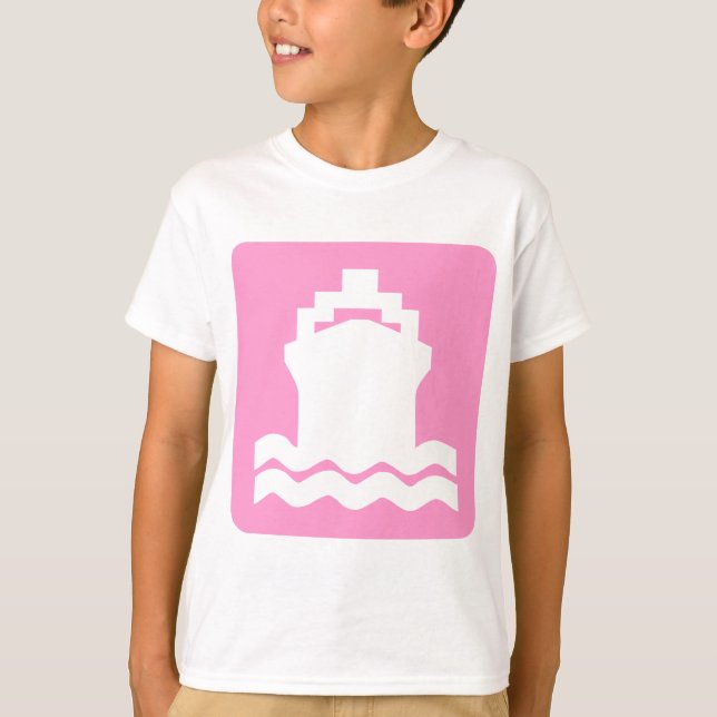 Fraktens form - Rosa T-shirt (Framsida)
