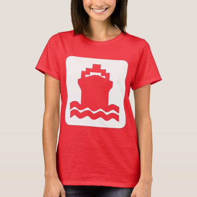 Fraktens form - vit t-shirt (Framsida)