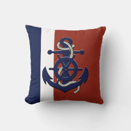 Fraktens hjul/ankarpunkt, röd dekorativ kudde