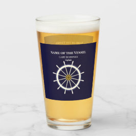 Fraktens hjulkapten Boat Tumblers Beer Soda Glass Glaskopp