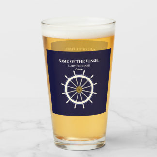 Fraktens hjulkapten Boat Tumblers Beer Soda Glass Glaskopp