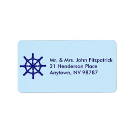 Fraktens Hjulnautiskt tema Adressetikett