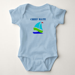 Fraktens överste Mate Baby Romper T-shirt