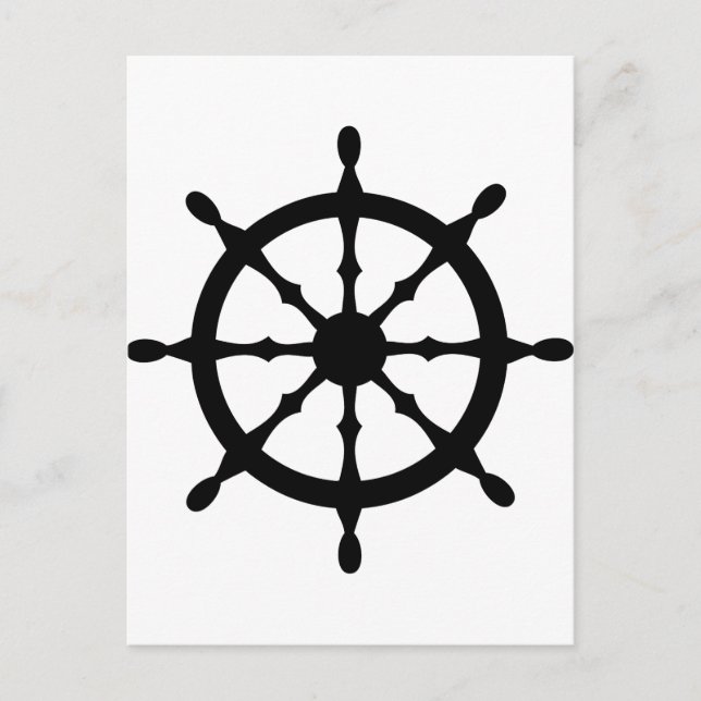 fraktens styrhjul vykort (Framsida)