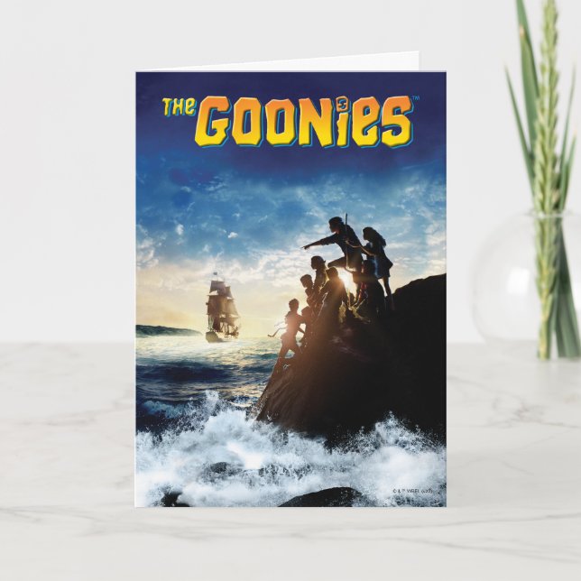 Fraktens teaterkonst i Goonies Pirat Kort (Framsida)