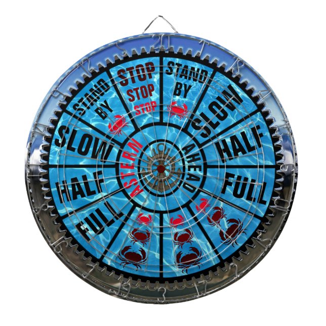 Fraktens Telegraph Nautical Thmet Dartboard Darttavla (Framsidan)