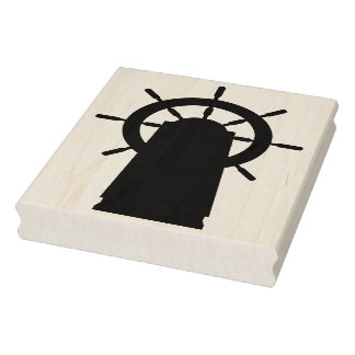 Fraktens Wheel Silhouette Rubber Art Frimärke Stämpel