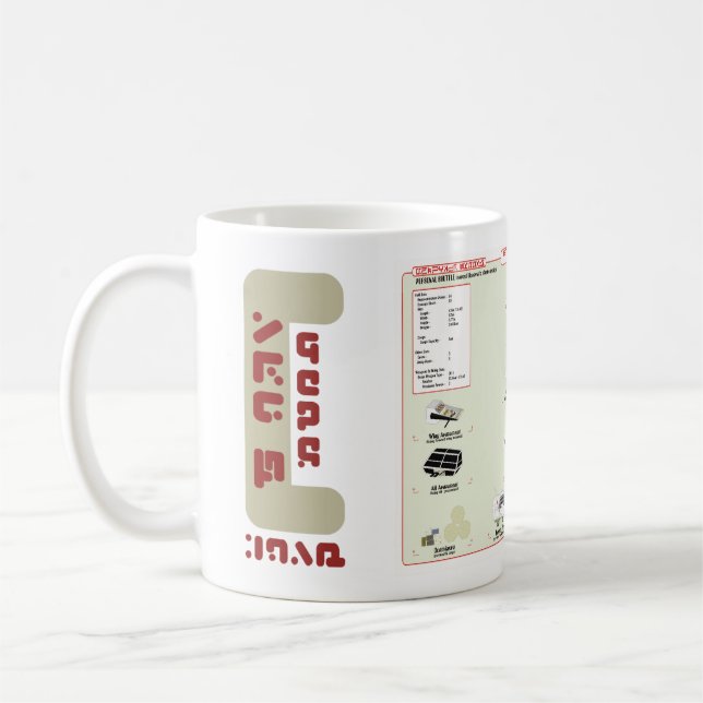 Frakter av det hastiga personligt skickar muggen mugg (Vänster)