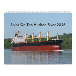 Frakter på Hudsonet River 2016 Kalender