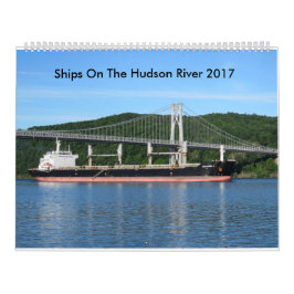 Frakter på Hudsonet River 2017 Kalender
