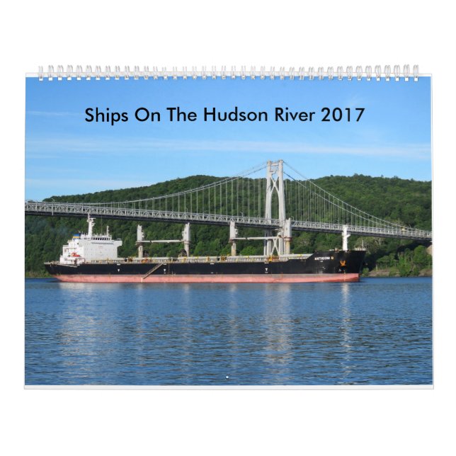 Frakter på Hudsonet River 2017 Kalender (Omslag)