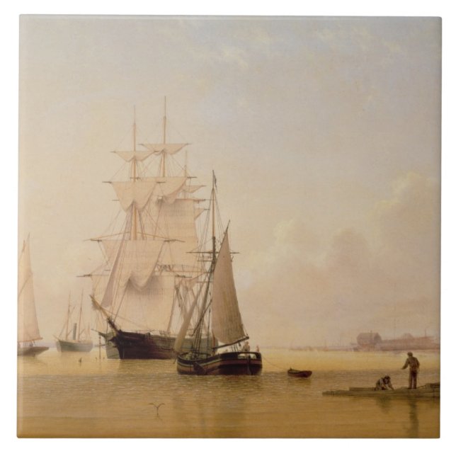 Fraktmålning (olja på kanfas) 2 kakelplatta (Framsidan)