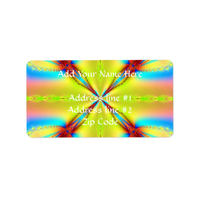 Fraktomfång 31 adressetikett (Framsidan)