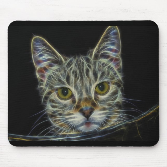 frakttal-681584 CAT DIGITAL FLAMES ART BAKGRUND W Musmatta (Framsidan)