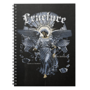 Fraktur - gotisk streetwear-design anteckningsbok