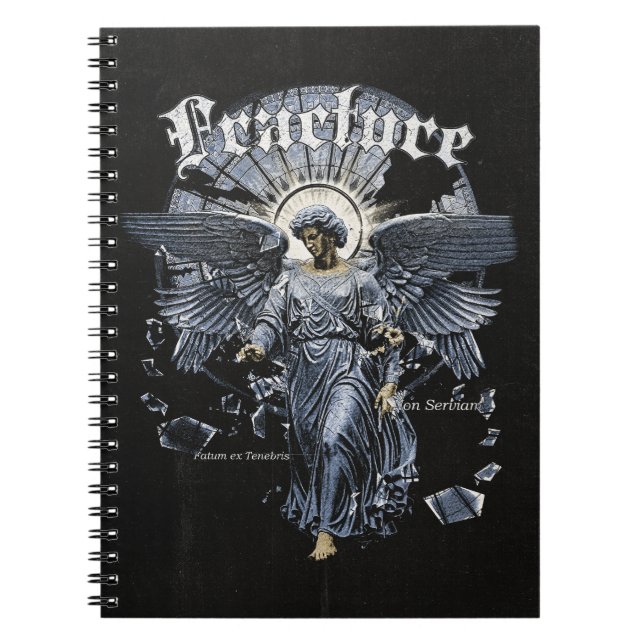 Fraktur - gotisk streetwear-design anteckningsbok (Framsidan)