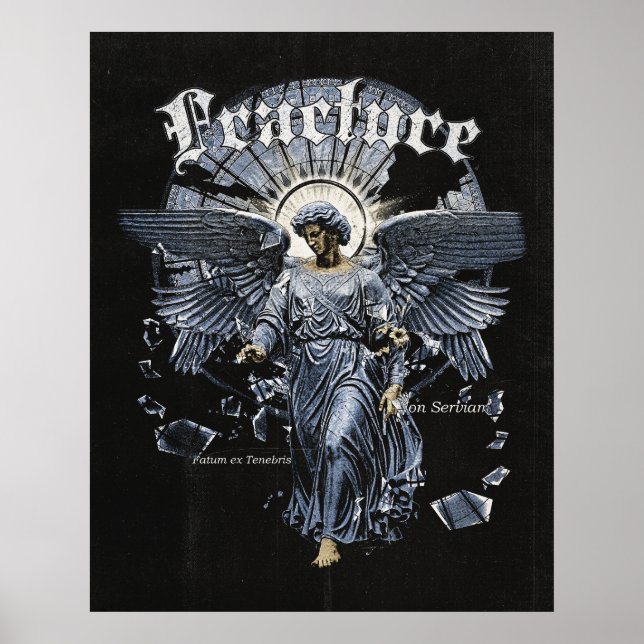 Fraktur - gotisk streetwear-design poster (Framsidan)