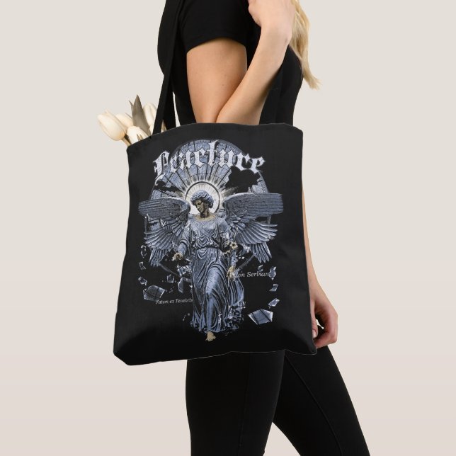 Fraktur - gotisk streetwear-design tygkasse (Närbild)
