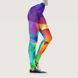 Fraktur Regnbåge Söt Womens Leggings Yoga Byxor