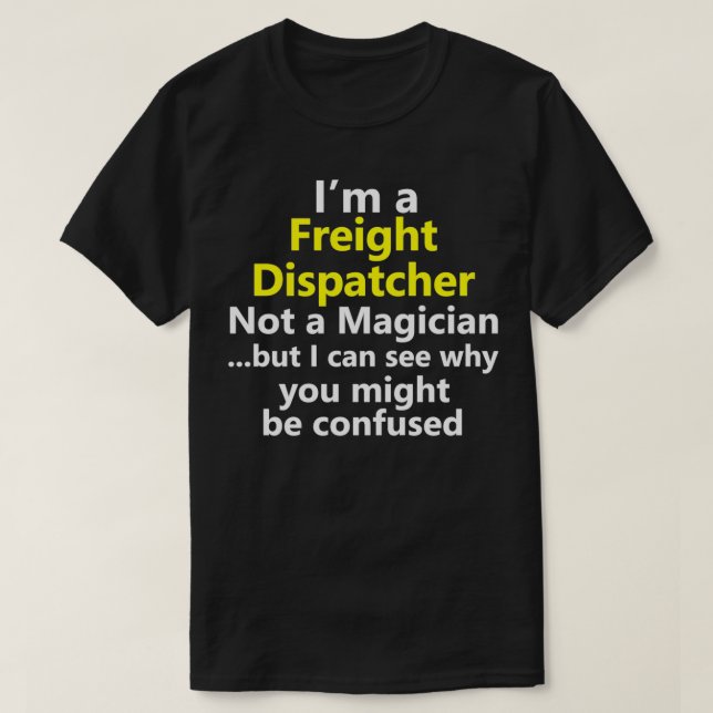 Fraktutförarens avsändare - transportlogistik Di T Shirt (Design framsida)