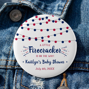 Frälsare på vägen! 4:e juli-babystölder knapp